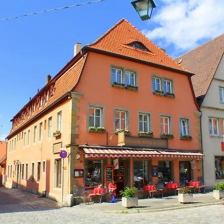 Hotel Hocher Hotel&cafe Rothenburg ob der Tauber